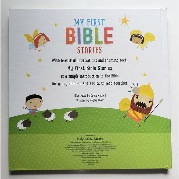 "My First Bible Stories" Written By: Hayley Down Illustrated By: Dawn Machell - Picture 5 of 5